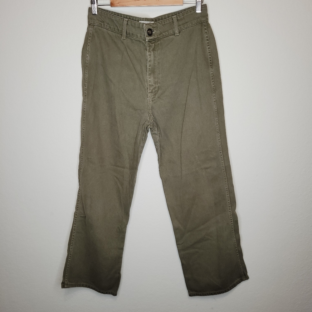Wo.en Reformation Marine Jeans Olive Green Size31